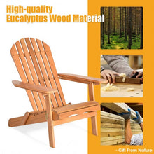Load image into Gallery viewer, Eucalyptus Chair Foldable Outdoor Wood Lounger Chair