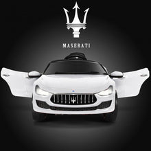 Load image into Gallery viewer, 12V Remote Control Maserati Licensed Kids Ride on Car-White