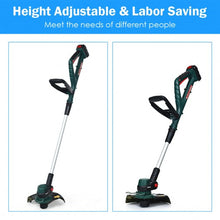 Load image into Gallery viewer, 20V Cordless String Trimmer 10" Grass String 2.0 Ah