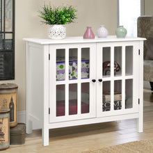 Load image into Gallery viewer, Glass Door Sideboard Console Storage Buffet Cabinet