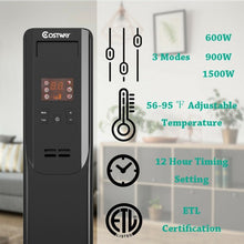 Load image into Gallery viewer, 1500W LCD Electric Radiator Heater w/ Remote Control