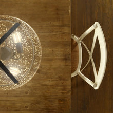 Load image into Gallery viewer, 3-Light Semi Flush Industrial Seeded Glass Mount Ceiling Lamp