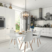 Load image into Gallery viewer, 16" Folding Rotatable Chandelier 5 Lights Metal Ceiling Lamp