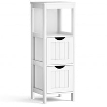 Load image into Gallery viewer, Floor Multifunction Bathroom Storage Organizer Rack with 2 Drawers