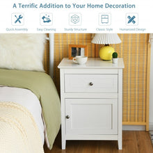 Load image into Gallery viewer, 2-Tier Accent Table with Spacious Tabletop-White