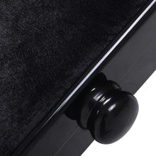 Load image into Gallery viewer, New Height Adjustable 18"-22" Piano Bench Solid Wood Black