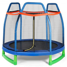 Load image into Gallery viewer, 7FT Kids Trampoline W/ Safety Enclosure Net