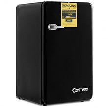 Load image into Gallery viewer, 3.2 Cu Ft Retro Compact Refrigerator w/ Freezer Interior Shelves Handle-Black