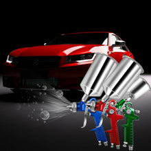 Load image into Gallery viewer, 3 HVLP Auto Paint Car Primer Air Spray Gun Kit