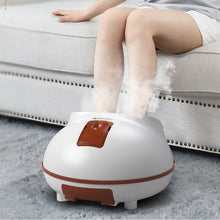 Load image into Gallery viewer, Steam Foot Spa Bath Massager Foot Sauna Care with Heating Timer Electric Rollers