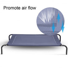 Load image into Gallery viewer, Large Indoor Outdoor Camping Steel Frame Elevated Pet Cot Mat-XL