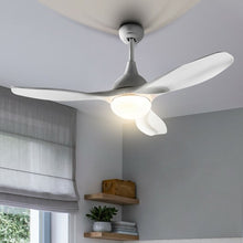 Load image into Gallery viewer, Modern 48" Ceiling Fan w/ Dimmable LED Light & Remote Control Reversible Blades
