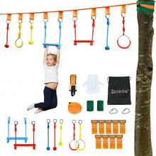 Load image into Gallery viewer, 50 Ft Ninja Obstacle Course Line Kit for Kids