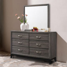Load image into Gallery viewer, 6 Drawers Luxury Home Storage Dresser Mirror Set