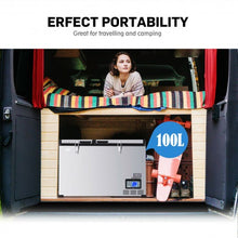 Load image into Gallery viewer, 105-Quart Portable Electric Compressor Camping Cooler Refrigerator