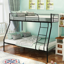 Load image into Gallery viewer, Twin over Full Bunk Sturdy Metal Bed