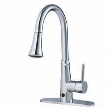 Load image into Gallery viewer, Pull-down Single Handle Dual Spray Chrome Kitchen Faucet