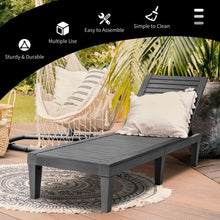Load image into Gallery viewer, Outdoor Recliner Chair with 5-Position Adjustable Backrest-Black