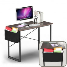 Load image into Gallery viewer, Modern Computer Desk Study Writing Table Home Office with Storage Bag Coffee-M