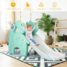 Load image into Gallery viewer, 3in1 Toddler Climber Slide Set w/Toss Toy & Basketball Hoop Indoor &Outdoor-Gray