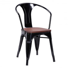 Load image into Gallery viewer, Set of 2 Tolix Style Armchair-Black
