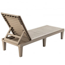 Load image into Gallery viewer, Outdoor Recliner Chair with 5-Position Adjustable Backrest-Brown