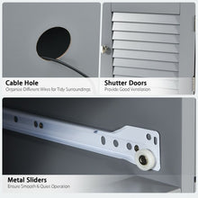 Load image into Gallery viewer, TV Stand Media Console with Drawers Cabinets-Gray