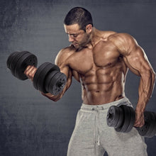 Load image into Gallery viewer, 66 LBS 16 Adjustable Plates Fitness Dumbbell