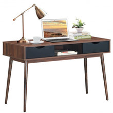 Load image into Gallery viewer, Computer Desk PC Laptop Writing Table with Drawers & Shelf