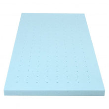 Load image into Gallery viewer, 4" Gel Injection Memory Foam Mattress Top Ventilated Mattress Double Bed-Twin Size