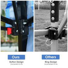 Load image into Gallery viewer, 7 x 7 FT Sland Adjustable Portable Canopy Tent w/ Backpack-Blue