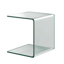 Load image into Gallery viewer, Tempered Sofa Side Glass End Table
