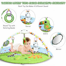 Load image into Gallery viewer, Baby Activity Educational Gym Play Mat with Hanging Toys