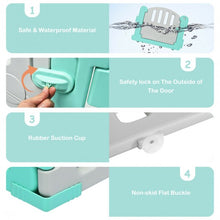 Load image into Gallery viewer, 14-Panel Baby Playpen with Music Box & Basketball Hoop-Light Green