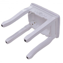 Load image into Gallery viewer, Wooden Vanity Set with 360° Rotating Oval Mirror and Cushioned Stool-White
