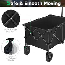 Load image into Gallery viewer, Outdoor Utility Garden Trolley Buggy -Black