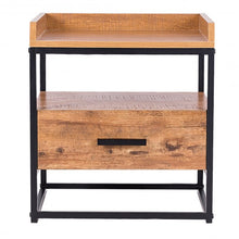 Load image into Gallery viewer, 2-Tiers End Side Table with 1 Drawer