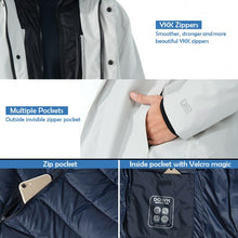 Load image into Gallery viewer, Men's�Interchange�3�in�1�Waterproof Detachable Ski�Jacket-Gray-XXL