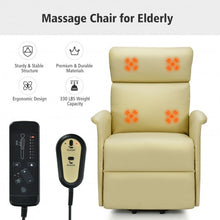Load image into Gallery viewer, Electric Power Lift Recliner Chair with Remote Control-Beige