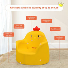 Load image into Gallery viewer, Kids Cartoon Sofa Seat Toddler Children Armchair Couch-Yellow