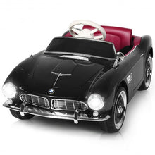 Load image into Gallery viewer, 12 V BMW 507 Licensed Electric Kids Ride On Retro Car-Black