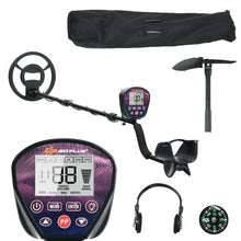 Load image into Gallery viewer, Adjustable High Accuracy Metal Detector w/Waterproof Search Coil Headphone Bag