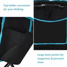 Load image into Gallery viewer, Moon Saucer Steel Camping Chair Folding Padded Seat