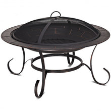 Load image into Gallery viewer, 30" Outdoor Fire Pit BBQ Camping Firepit Heater