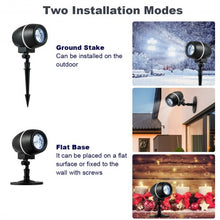 Load image into Gallery viewer, Christmas Snowflake LED Projector Lights Outdoor Waterproof with Remote Control