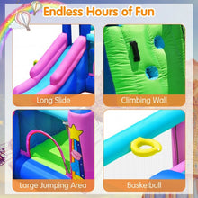 Load image into Gallery viewer, Inflatable Bounce Castle with Dual Slides and Climbing Wall without Blower