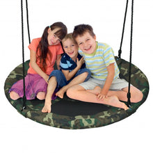 Load image into Gallery viewer, 40" Flying Saucer Tree Swing Outdoor Play Set w/ Adjustable Ropes Gift for Kids