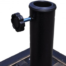 Load image into Gallery viewer, 17.5" Heavy Duty Square Umbrella Base Stand