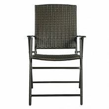 Load image into Gallery viewer, Set of 4 Rattan Folding Chair