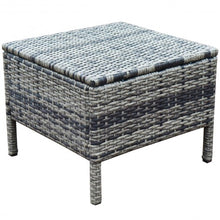 Load image into Gallery viewer, 5 pcs Patio Wicker Rattan Furniture Set w/Brown Cushion